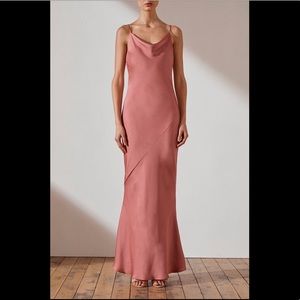 Shona Joy Luxe Bias Dress in Rose